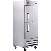 Réfrigérateur Nexel® Reach In Split Door, 2 portes pleines, 23 pi³