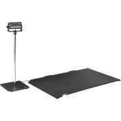 Global Industrial® Digital Floor Scale With LCD Indicator & Stand, 2 000 lb x 1 lb