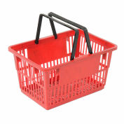 Good L ® Large Shopping Basket with Plastic Handle 33 Liter 19-3/8L x  13-1/4W x 10H Blue - Pkg Qty 12