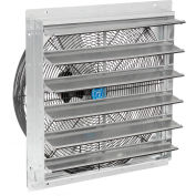 Ventilateur d’échappement Continental Dynamics® Direct Drive 24 » avec obturateur, 2 vitesses, 7000 CFM, 1/4HP, 1phase