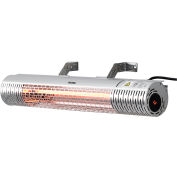 Global Industrial® Infrared Patio Heater w/ Remote Control, Wall/Ceiling Mount, 1500W, 30-3/4"L