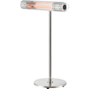 Global Industrial® Infrared Patio Heater w/Remote Control, Free Standing, 1500W, 30-3/4"L