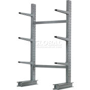 Global Industrial™ Single Sided Cantilever Rack Starter, 48"Wx33"Dx72"H