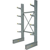 Démarreur de rack cantilever industriel™ monoface global, lèvre 2 », 48"Lx33"Dx96"H