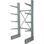 Global Industrial Single Sided Cantilever Rack Starter, 2" Lip, 48"W x 38"D x 96"H