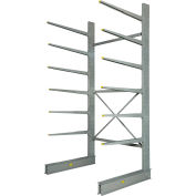 Global Industrial™ Single Sided Cantilever Rack Starter, 72"Wx52"Dx144"H