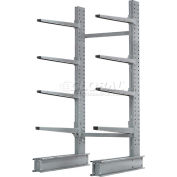 Global Industrial Single Sided Cantilever Rack Starter, 48"Wx37"Dx96"H