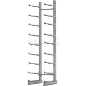 Global Industrial™ Single Sided Cantilever Rack Starter, 2" Lip, 72"Wx61"Dx144"H