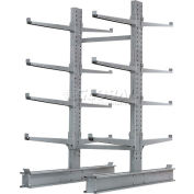 Global Industrial™ Double Sided Cantilever Rack Starter, 2" Lip, 48"Wx65"Dx96"H