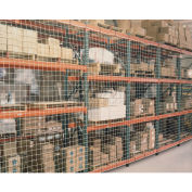 ™ Global Industrial Pallet Rack Netting One Bay, 99 « L x 48 » H, maillage carré 1-3/4 », 1250 lb