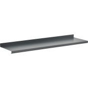 Global Industrial Cantilever Upper Steel Shelf For Bench Uprights - 48"W x 12"D - Gray