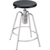 Interion® Shop Stool - Polyuréthane - Noir