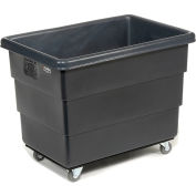 Dandux Black Recycled Plastic Box Truck 51Q126010X-073 10 Bushel 500 Lb. Cap.