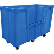 Chariot de manutention de vrac de 64 boisseaux Dandux Big Blue 518182 – capacité de 1680 lb