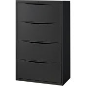 File Cabinets Lateral Hirsh Industries Hl10000 Series Lateral File 36 Wide 5 Drawer Black B691060 Globalindustrial Ca