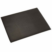 Diamond Plate Mat, 1/2" Thick 48"W Cut Length 1Ft Up To 60Ft, Black