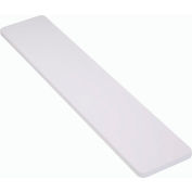 Global Industrial Cantilever Plastic Laminate Shelf For Euro Bench Uprights 72"W x 12"D White