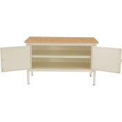 Global Industrial 72 x 30 Security Cabinet Bench -Shop Top Safety Edge
