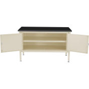 Global Industrial 72 x 30 Security Cabinet Bench - Phenolic Resin Safety Edge