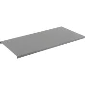 Global Industrial 60"W x 30"D x 1-3/4"H Steel Square Edge Workbench Top - 12 Gauge Steel Gray