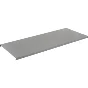 Global Industrial 72"W x 30"D x 1-3/4"H Steel Square Edge Workbench Top - 12 Gauge Steel Black