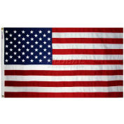 4 'x 6 'Tough-Tex® drapeau américain avec des rayures cousues et des étoiles brodées