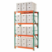 Global Industrial™ Record Storage Rack Starter Letter Legal 48"W x 36"D x 96"H
