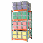 Global Industrial™ Record Storage Rack Starter Polyethylene Box 48"W x 48"D x 96"H