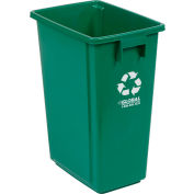 Global Industrial™ Recycling Can, 15 Gallon, Green
