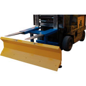 Fork Truck Snow Plow - 72" Wide Blade - SPB-N-72
