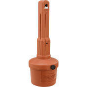 Global Industrial Outdoor Ashtray, 1-1/2 Gallon, Terracotta