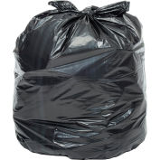 Global Industrial™ Heavy Duty Black Trash Bags - 40 to 45 Gal, 1.0 Mil, 100 Bags/Case