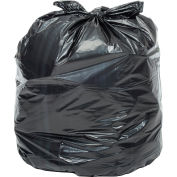 Global Industrial Extra Heavy Duty Black Trash Bags - 40 to 45 Gal, 1.4 Mil, 100 Bags/Case