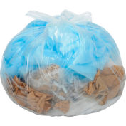 Global Industrial™ 2X Heavy Duty Clear Trash Bags - 55-60 Gal, 1.4 Mil, 100 Bags/Case