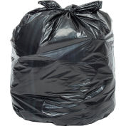 Global Industrial™ Light Duty Black Trash Bags - 65-70 Gallon, 0.62 Mil, 200 Bags/Case