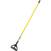 Global Industrial™ Mop & Broom Holder, Gray/Black/Yellow, 27-1/2