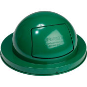 Global Industrial™ Steel Dome Lid For 36 Gallon Trash Can, Green