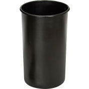 Witt Plastic Liner pour les poubelles rondes en aluminium, 35 gallons, noir