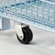 Nashville Wire Products Folding Wire Container Caster Kit For 40 » x 32 » - 48 » x 40 » Modèles