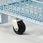 Nashville Wire Products Folding Wire Container Caster Kit For 40" x 32" & 48" x 40" Models
