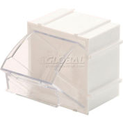 Quantum Tip Out Interlocking Bin QTB409 2-1/2 x 2 x 2-3/4 White - Pkg Qty 9