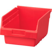 Akro-Mils ShelfMax® Plastic Nesting Storage Shelf Bin 30080 - 8-3/8"W x 11-5/8"D x 6"H Red, qté par paquet : 8