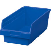 Akro-Mils ShelfMax® Plastic Nesting Storage Shelf Bin 30088 - 8-3/8"W x 17-7/8"D x 6"H Blue - Pkg Qty 8