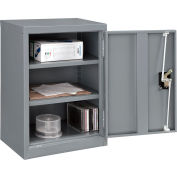 Global Industrial™ Wall Storage Cabinet Assembled 18"W x 12"D x 26"H Gray