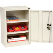 Armoire de rangement murale industrielle™ Global, 18 po L x 12 po P x 26 po H, assemblée, blanche