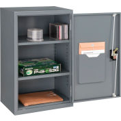 Armoire de rangement murale industrielle™ Global, 19-7/8 po L x 14-1/4 po P x 32-3/4 po H, gris assemblé