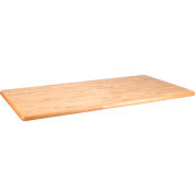 Global Industrial™ ADA Locker Room Bench Top, Hardwood, 48"W x 24"D x 1-1/4"Thick