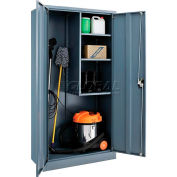 Global Industrial™ Cabinet Janitorial Assemblé 36x18x72 Gray