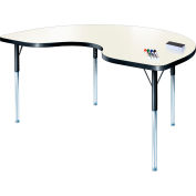 Tableau blanc activité Table 48 "x 72" rein, réglable en hauteur Standard