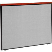 Interion® Deluxe Bureau cloison panneau, 60-1/4" W x 43-1/2" H, gris